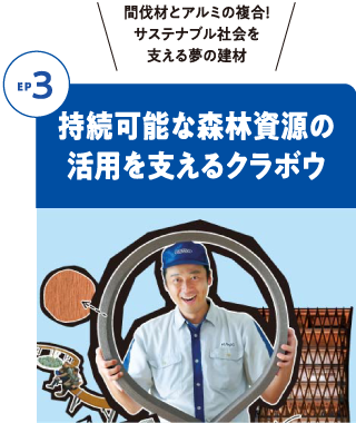 Episode3 持続可能な森林資源の活用を支えるクラボウ